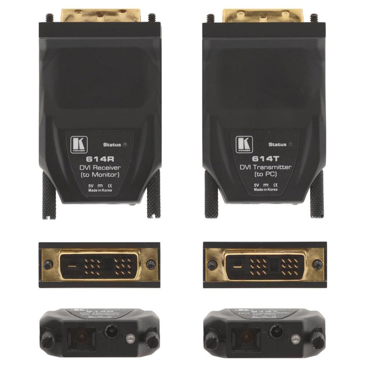 

Kramer Electronics 614R/T Single-Fiber Detachable DVI Optical Tx and Rx