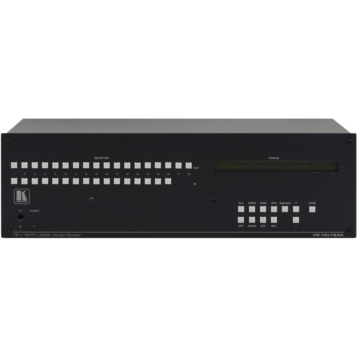 

Kramer Electronics VP-16x18AK 16x18 Matrix Switcher