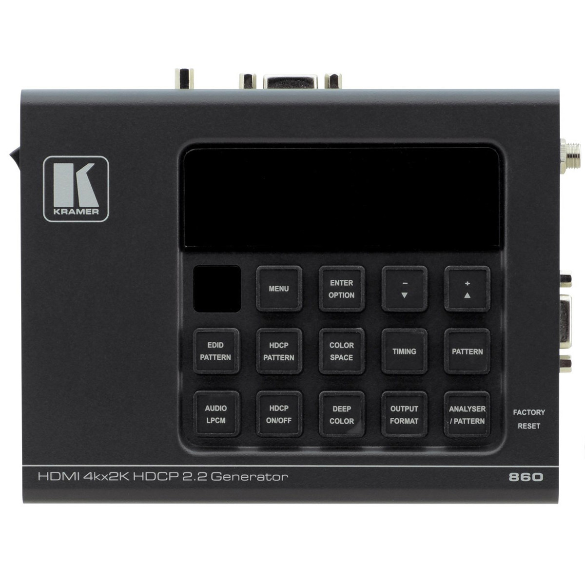 

Kramer Electronics 860 18G 4K HDR Signal Generator & Analyzer