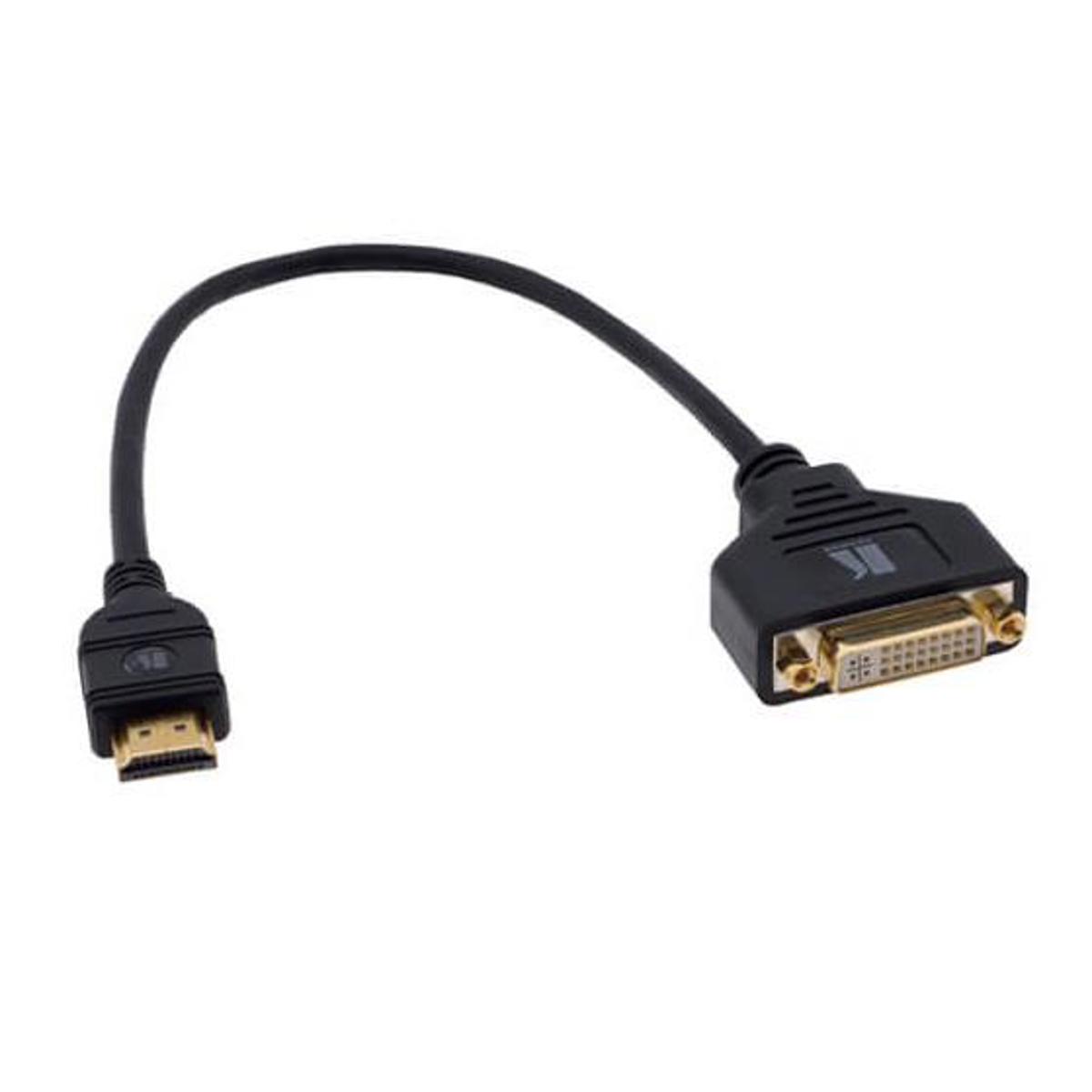 

Kramer Electronics 1' DVI-I Female to HDMI Male Adapter Cable