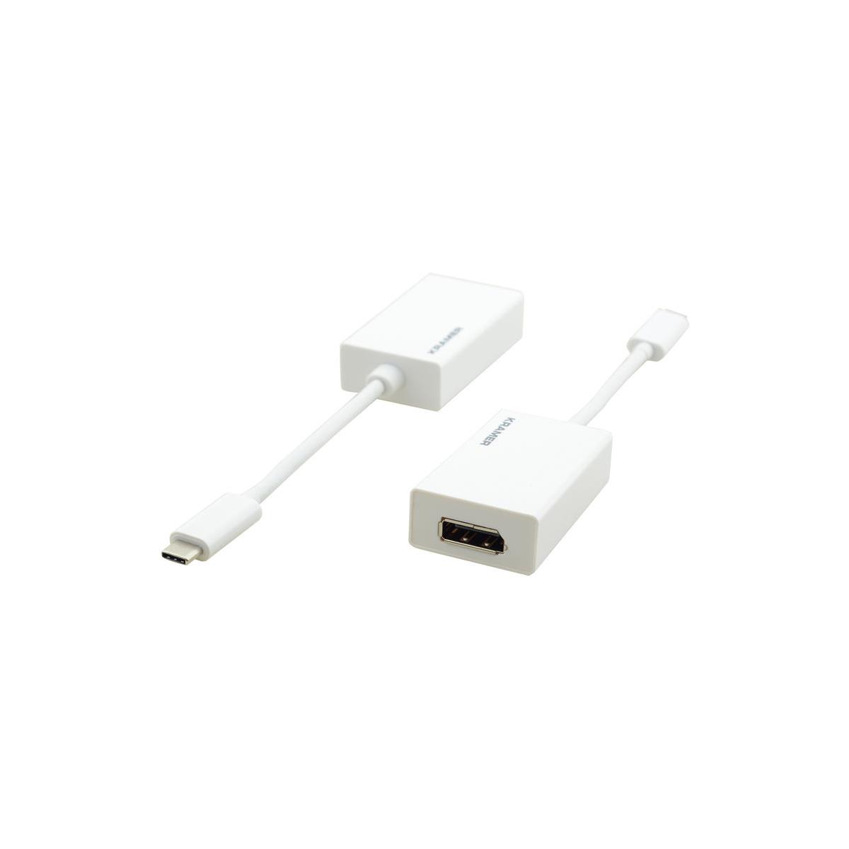 Photos - Projector Accessory Kramer Electronics ADC-U31C/DPF USB 3.1 Type-C (M) to DP (F) Adapter Cable 