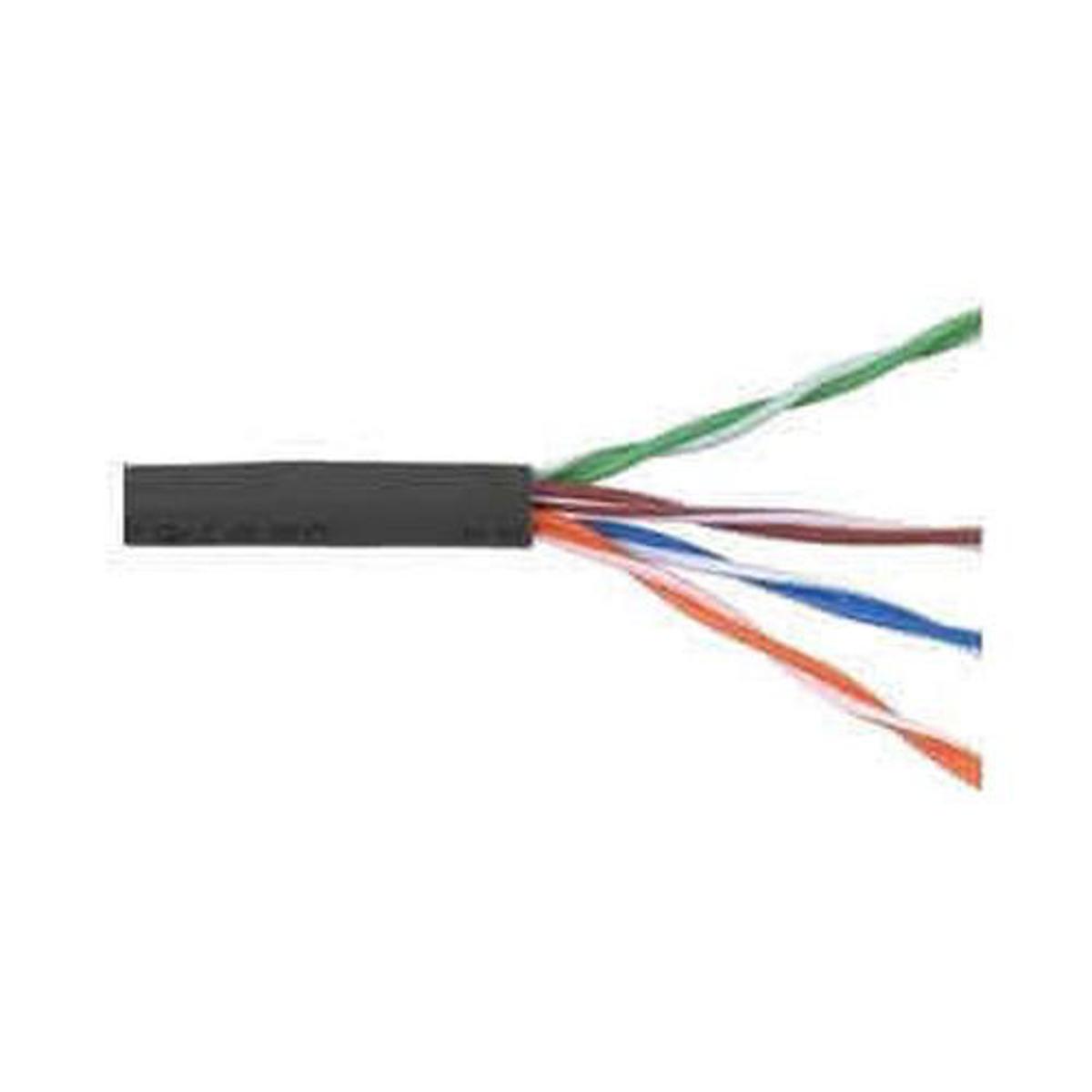 

Kramer Electronics BC-5ESLD 24-AWG Cat 5e-Solid Center UTP Cable, 1000', Black