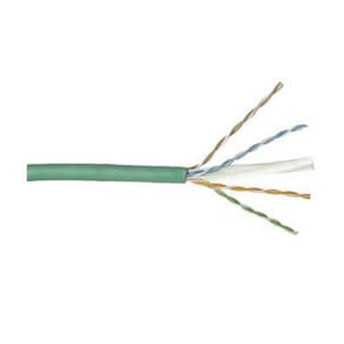 

Kramer Electronics BC-5ESLD 24-AWG Cat 5e-Solid Center UTP Cable, 1000', Green