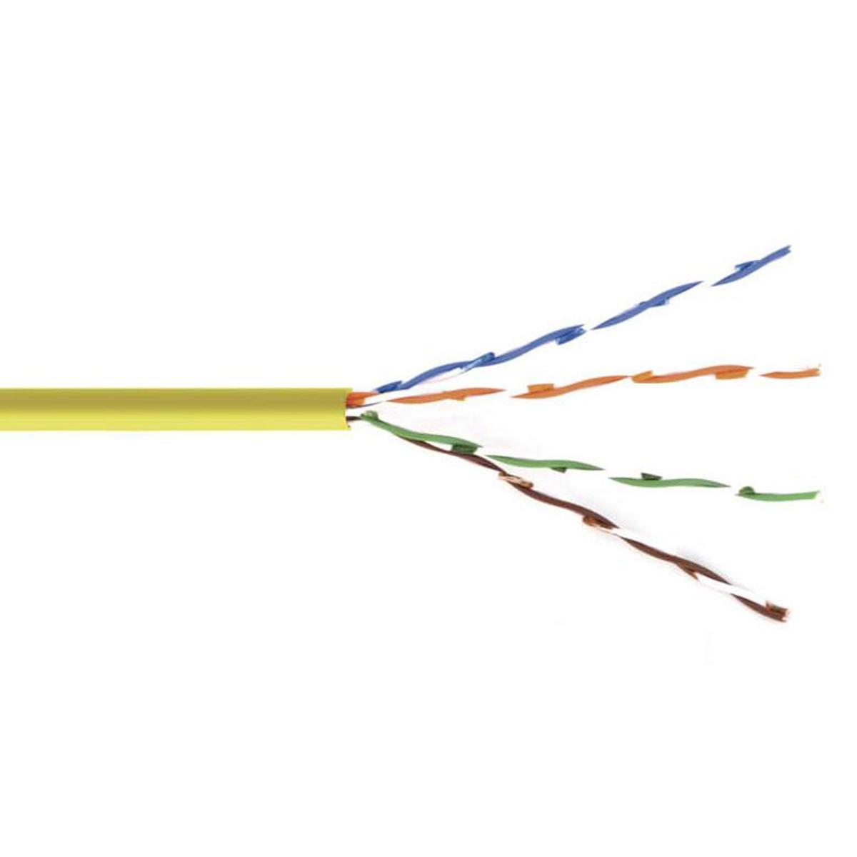 

Kramer Electronics BC-5ESLD 24-AWG Cat 5e-Solid Center UTP Cable, 1000', Yellow