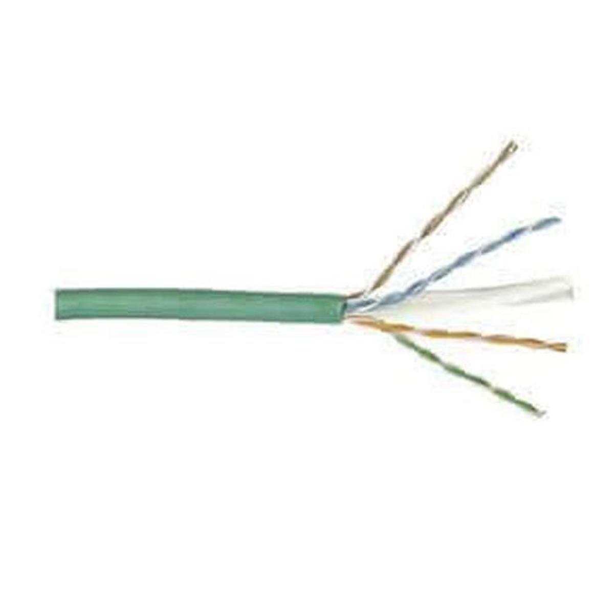 

Kramer Electronics BC-5EST 24-AWG Cat 5e-Stranded Center UTP Cable, 1000', Green