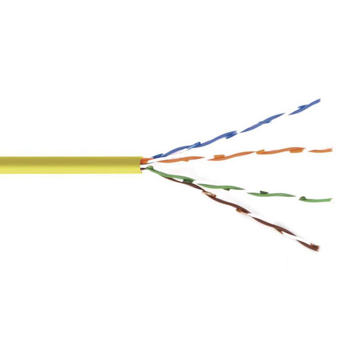 

Kramer Electronics BC-5EST 24AWG Cat 5e-Stranded Center UTP Cable, 1000', Yellow
