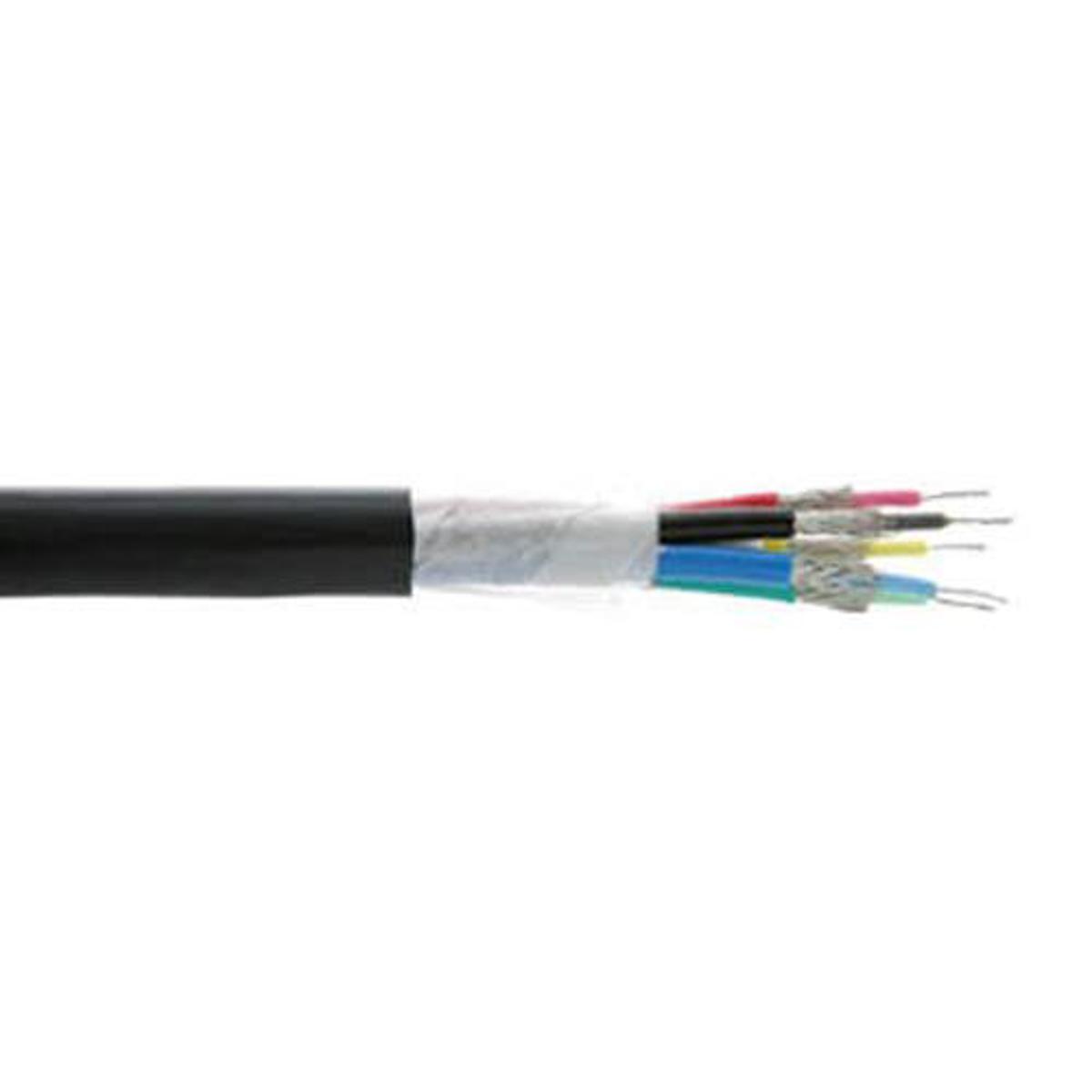 

Kramer Electronics 984' 5-Conductor Mini Coax High-Resolution Bulk Cable, 28AWG