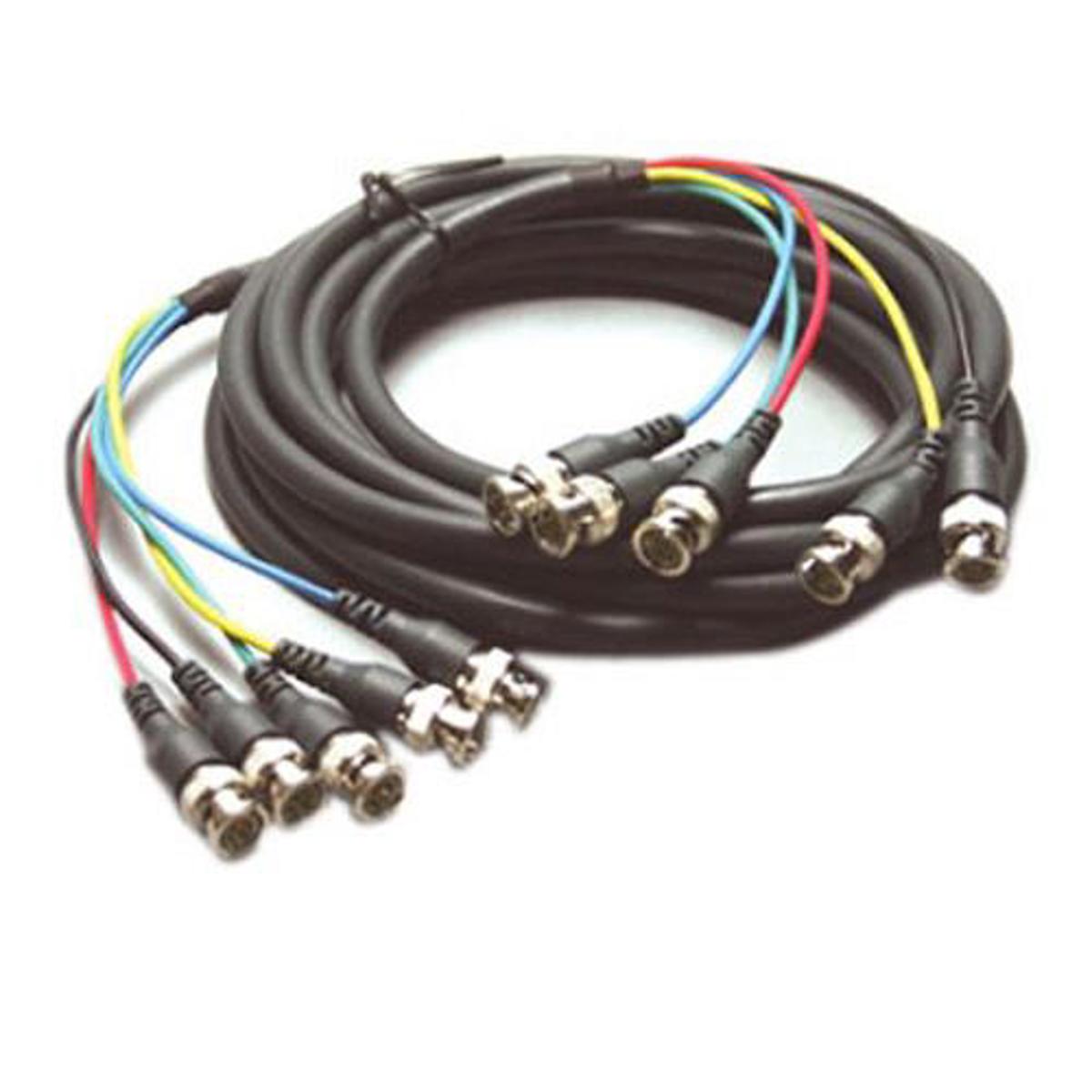

Kramer Electronics C-5BM/5BM 5 BNC (M) to 5 BNC (M) RGBHV Mini Coax Cable, 3'