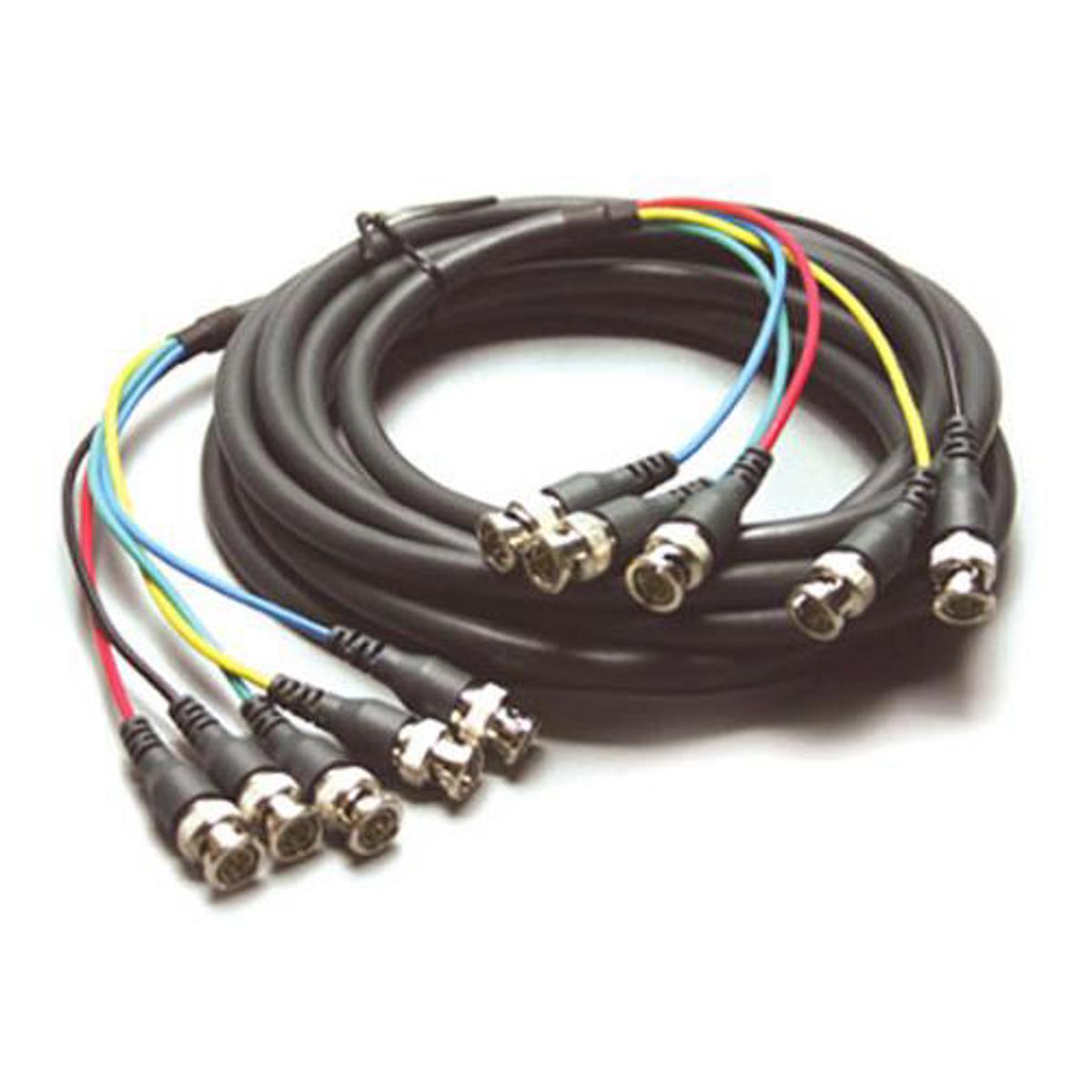

Kramer Electronics C-5BM/5BM Molded 5 BNC (M to M) RGBHV Mini Coax Cable, 35'