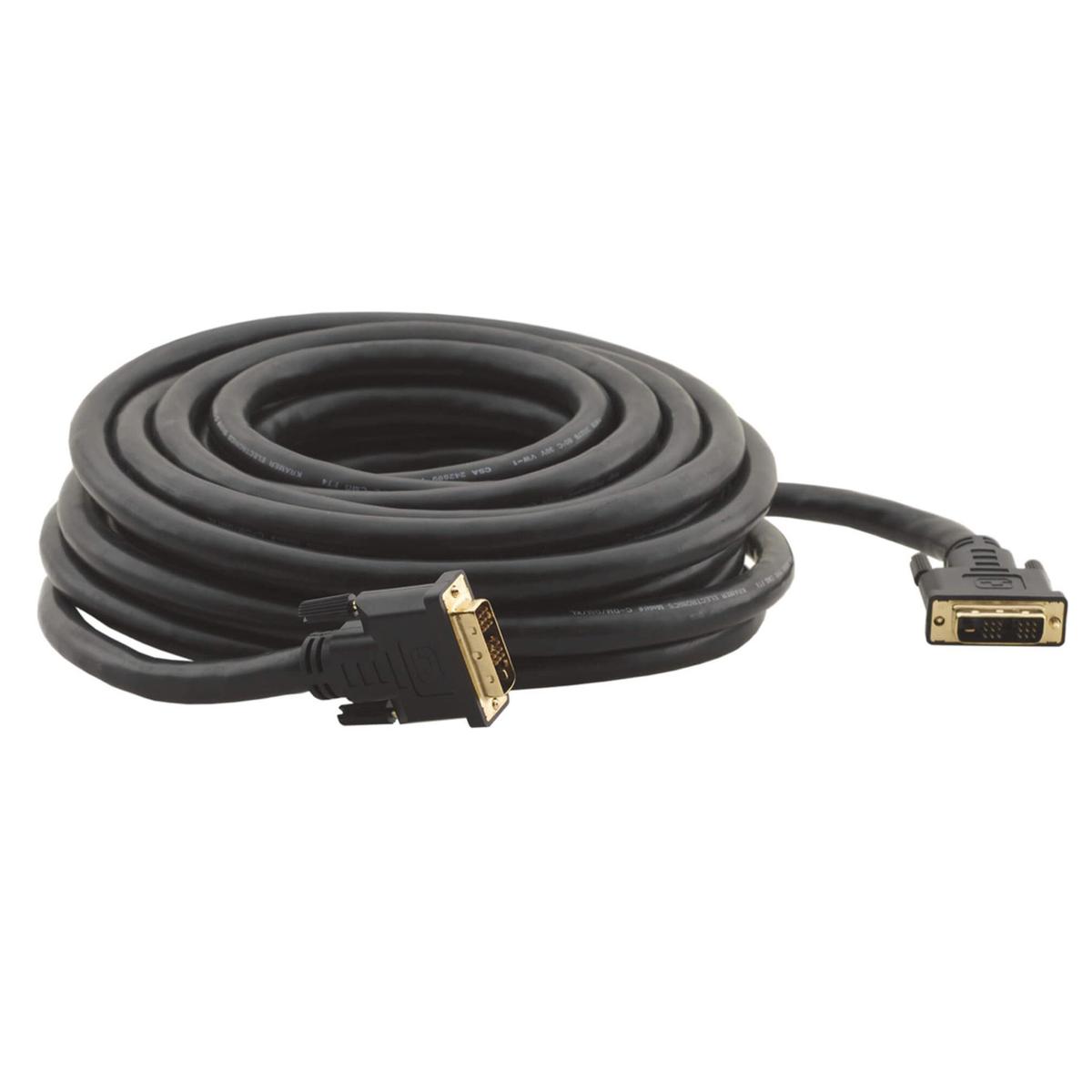 

Kramer Electronics C-DM/DM/XL DVI-D (M) to DVI-D (M) Single Link Cable, 25'