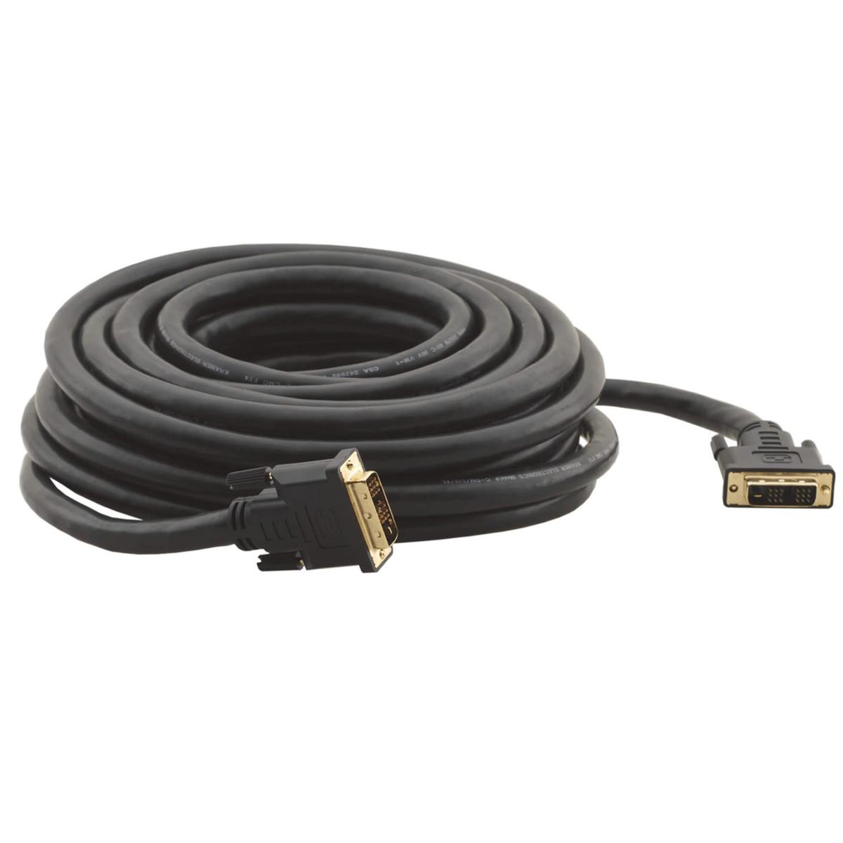

Kramer Electronics C-DM/DM/XL DVI-D (M) to DVI-D (M) Single Link Cable, 50'