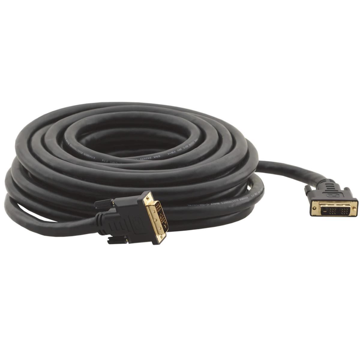 

Kramer Electronics C-DM/DM/XL DVI-D (M) to DVI-D (M) Single Link Cable, 6'