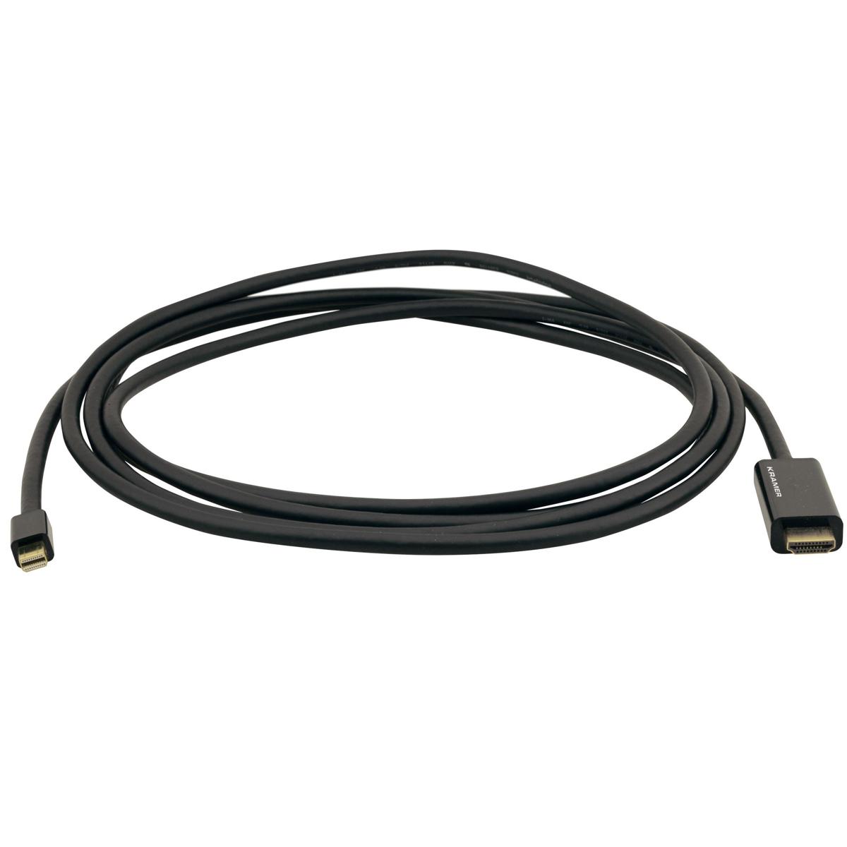 

Kramer Electronics C-MDP/HM/UHD Mini DisplayPort-M - HDMI-M 4K Active Cable, 10'