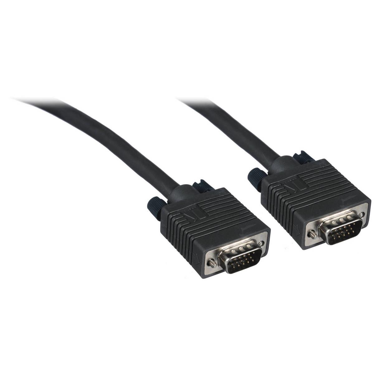 Image of Kramer Electronics 1' Molded 15-Pin HD Male to 15-Pin HD Male Cable