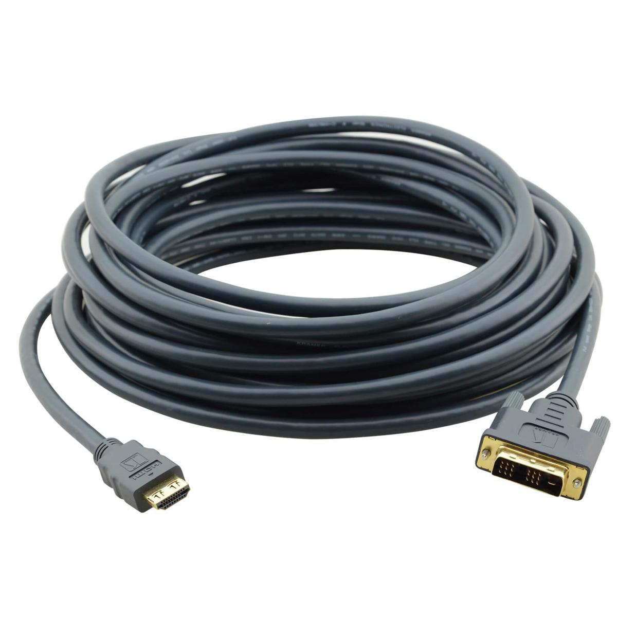

Kramer Electronics C-HM/DM HDMI (M) to DVI (M) Video Cable, 25'