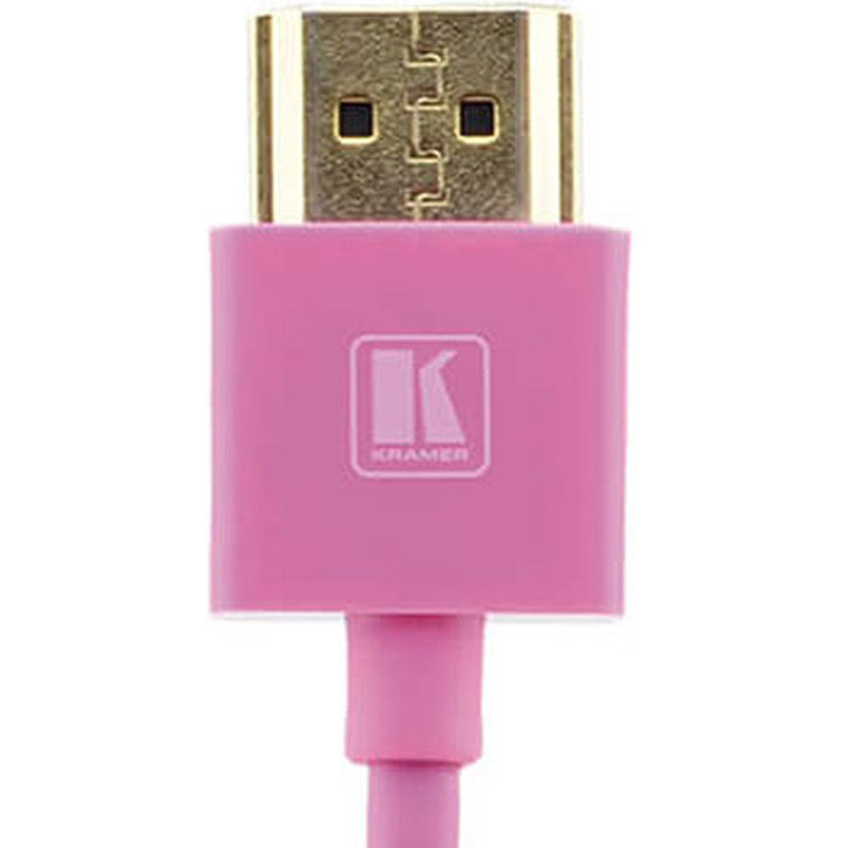 

Kramer Electronics C-HM/HM/PICO High-Speed HDMI Cable with Ethernet, Pink, 3'