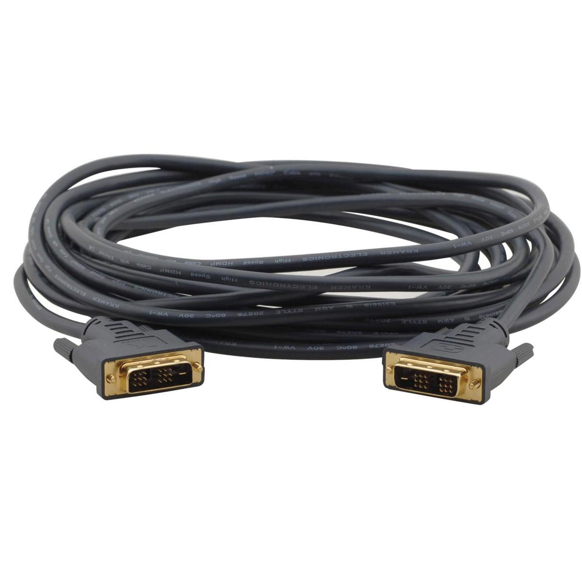 

Kramer Electronics C-MDM/MDM Flexible DVI (18+1 Pin) Male-Male Copper Cable, 25'