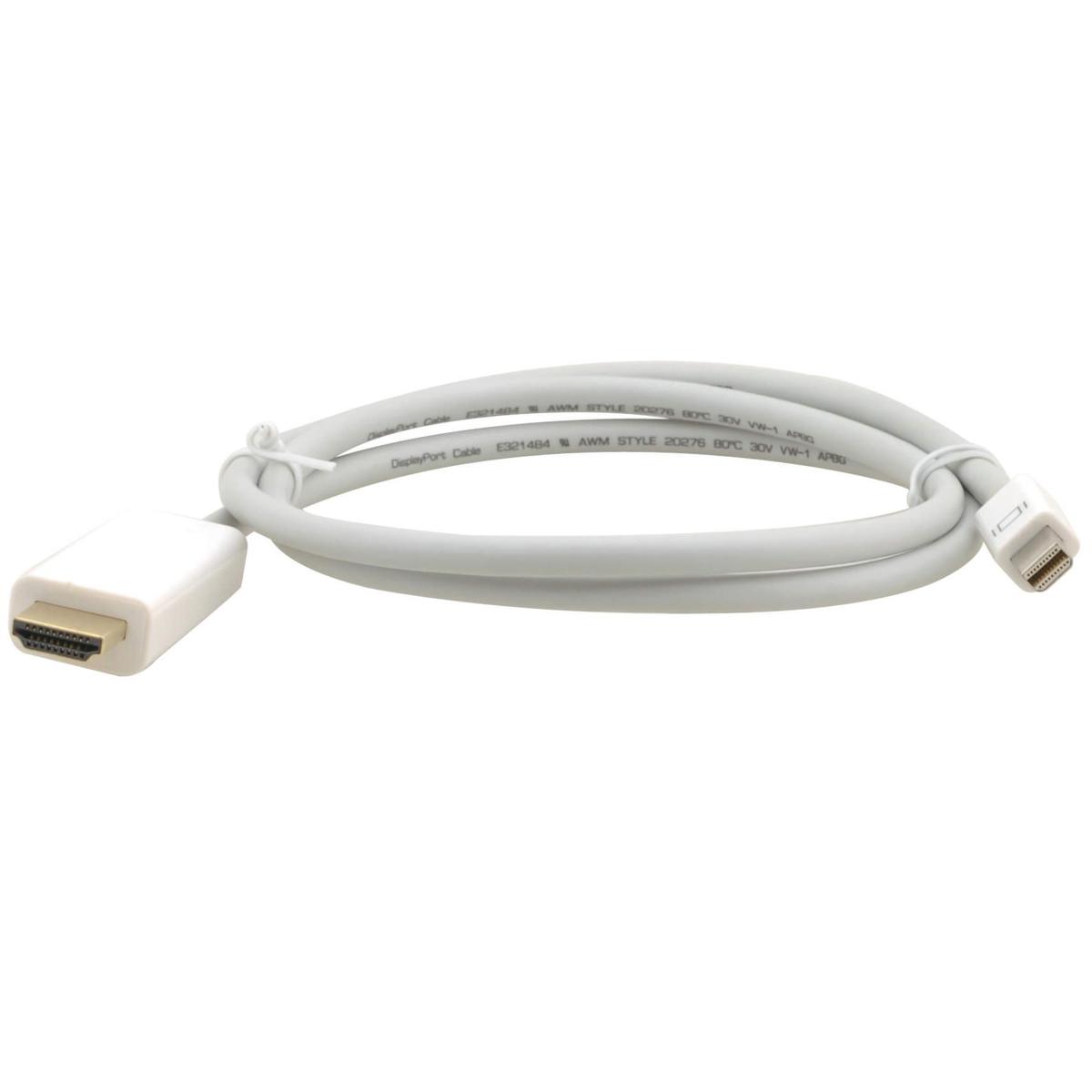 

Kramer Electronics C-MDP/HM Mini DisplayPort (M) to HDMI (M) Cable, 15', White