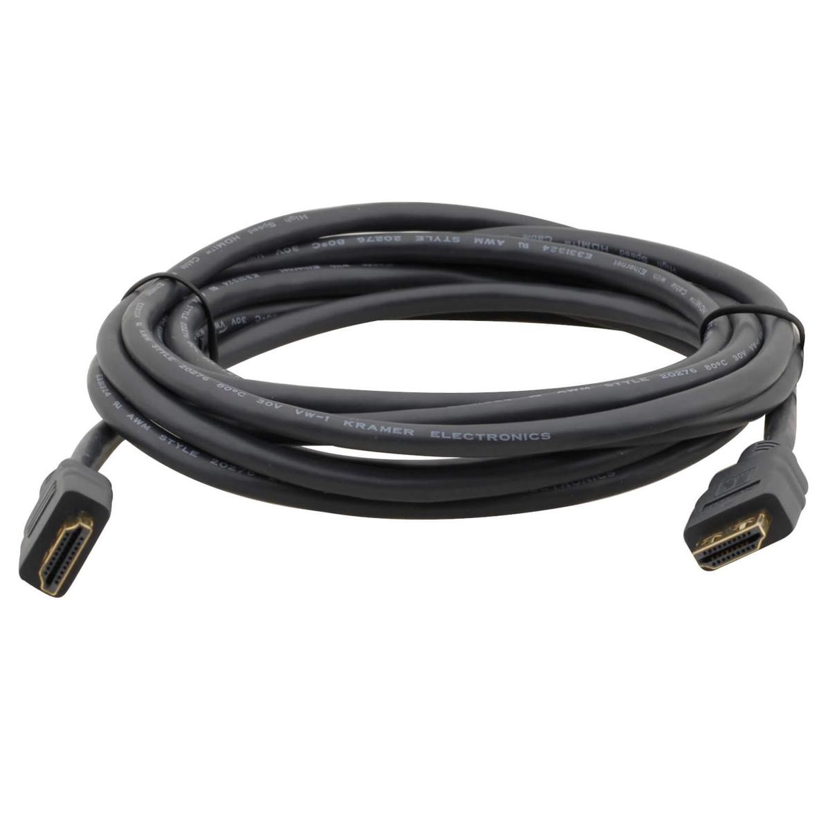 Photos - Cable (video, audio, USB) Kramer Electronics C-MHM/MHM Flexible High-Speed HDMI Cable, Ethernet, 35' 