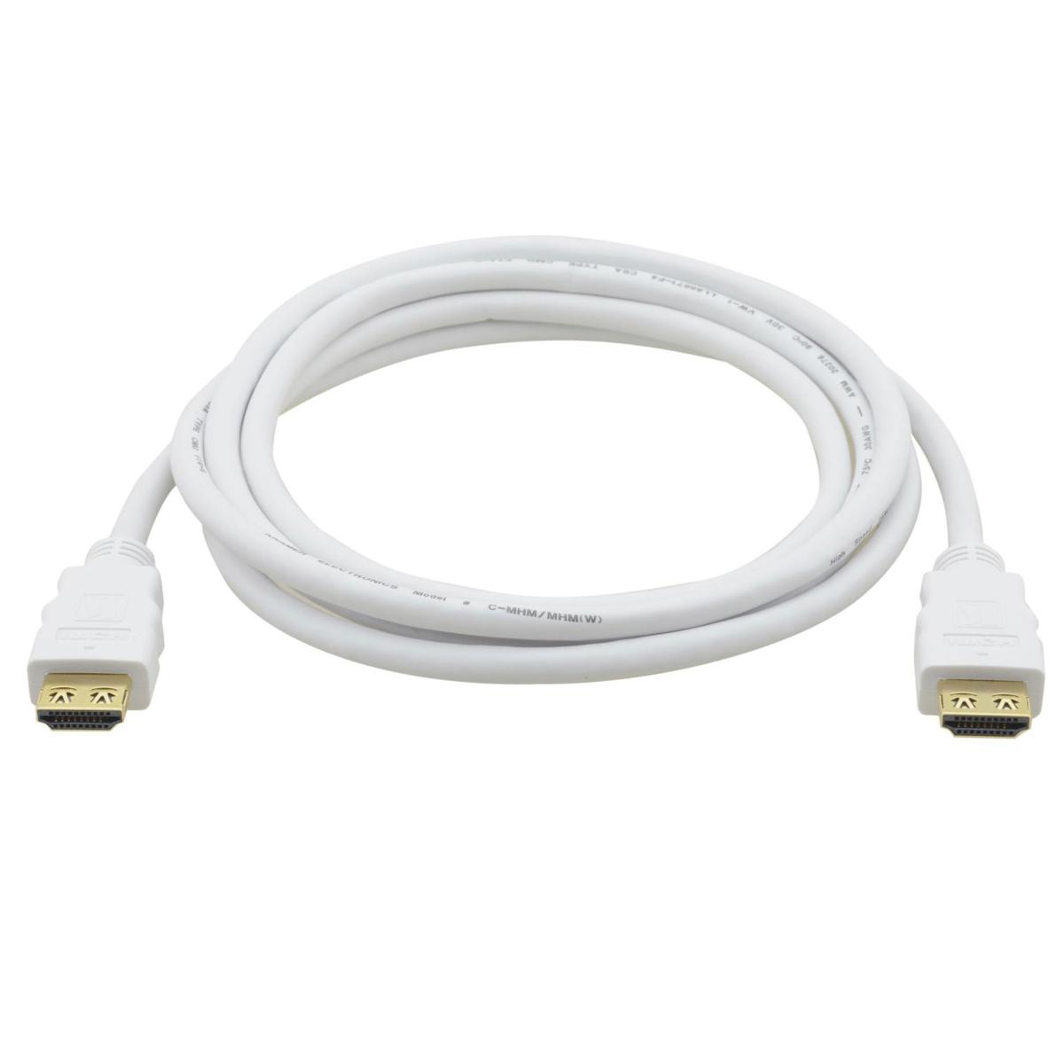 

Kramer Electronics C-MHM/MHM Flexible High-Speed HDMI Cable, Ethernet, 2', White