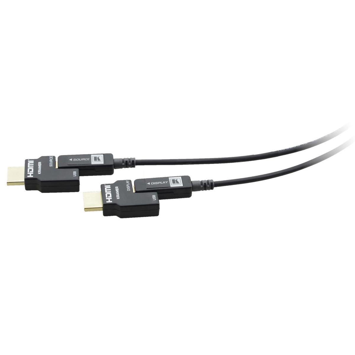 

Kramer Electronics 197' Active Optical 4K Pluggable HDMI Cable, Plenum Rated