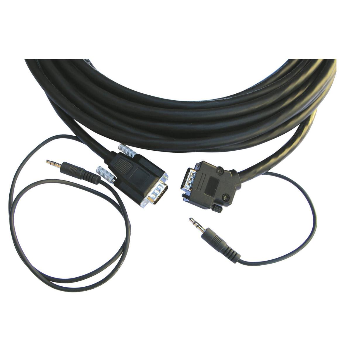 

Kramer Electronics CP-GMA/GMA/XL 15-Pin HD (M-M) & 3.5mm Audio Cable, 50'