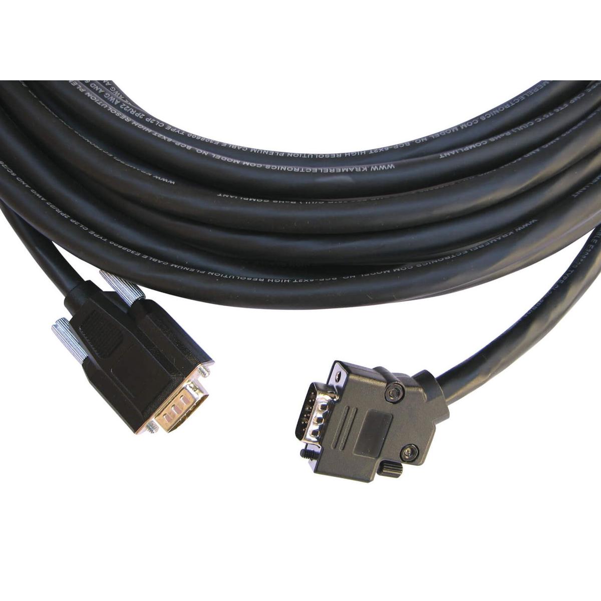 

Kramer Electronics CP-GM/GM/XL 15-Pin HD Cable with Side-Angled Connector, 75'