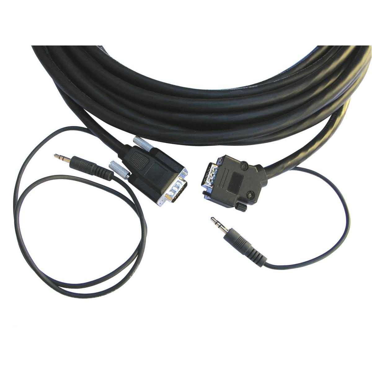 

Kramer Electronics CP-GMA/GMA/XL 15-Pin HD & 3.5mm Audio Cable, Plenum Rated 25'