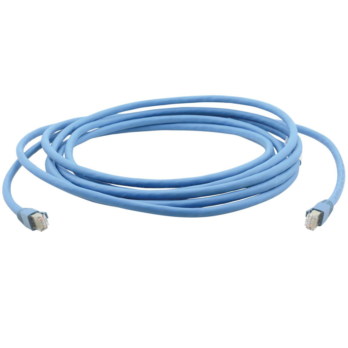 

Kramer Electronics C-UNIKAT Four-Pair CAT6A U/FTP Video & LAN Cable, 100', Blue