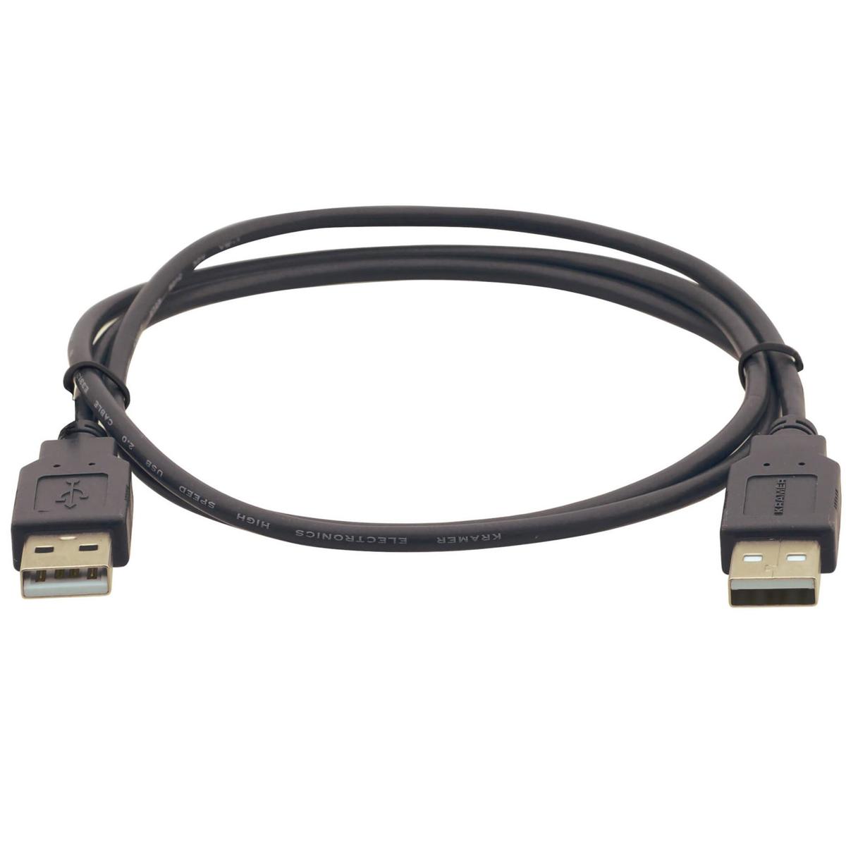 

Kramer Electronics 10' USB Type-A Male to USB Type-A Male Cable, 28/24AWG