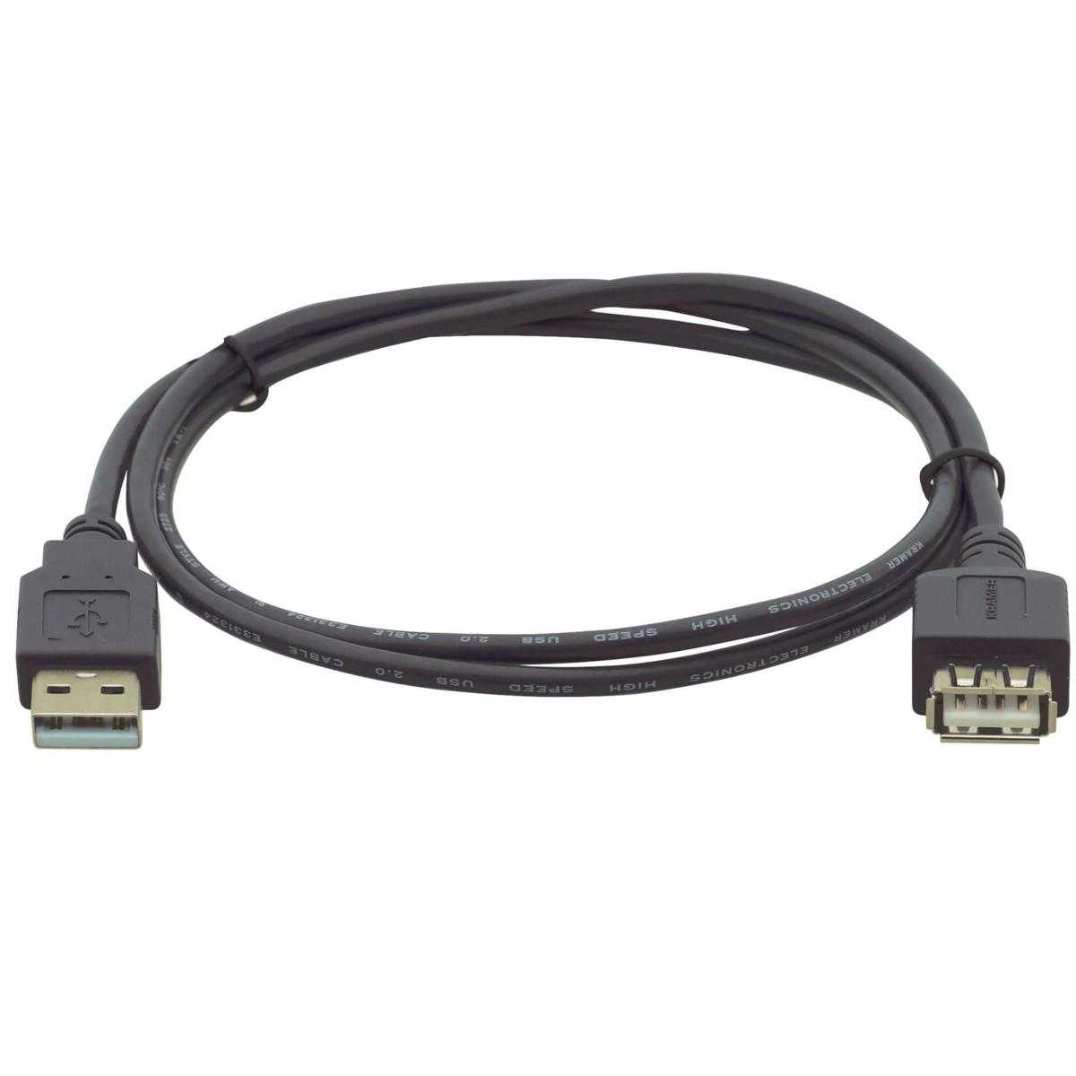 

Kramer Electronics 10' USB Type-A Male to USB Type-A Female Extension Cable