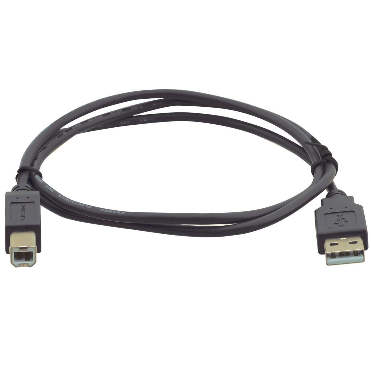 

Kramer Electronics 6' USB Type-A Male to USB Type-B Male Cable, 28AWG