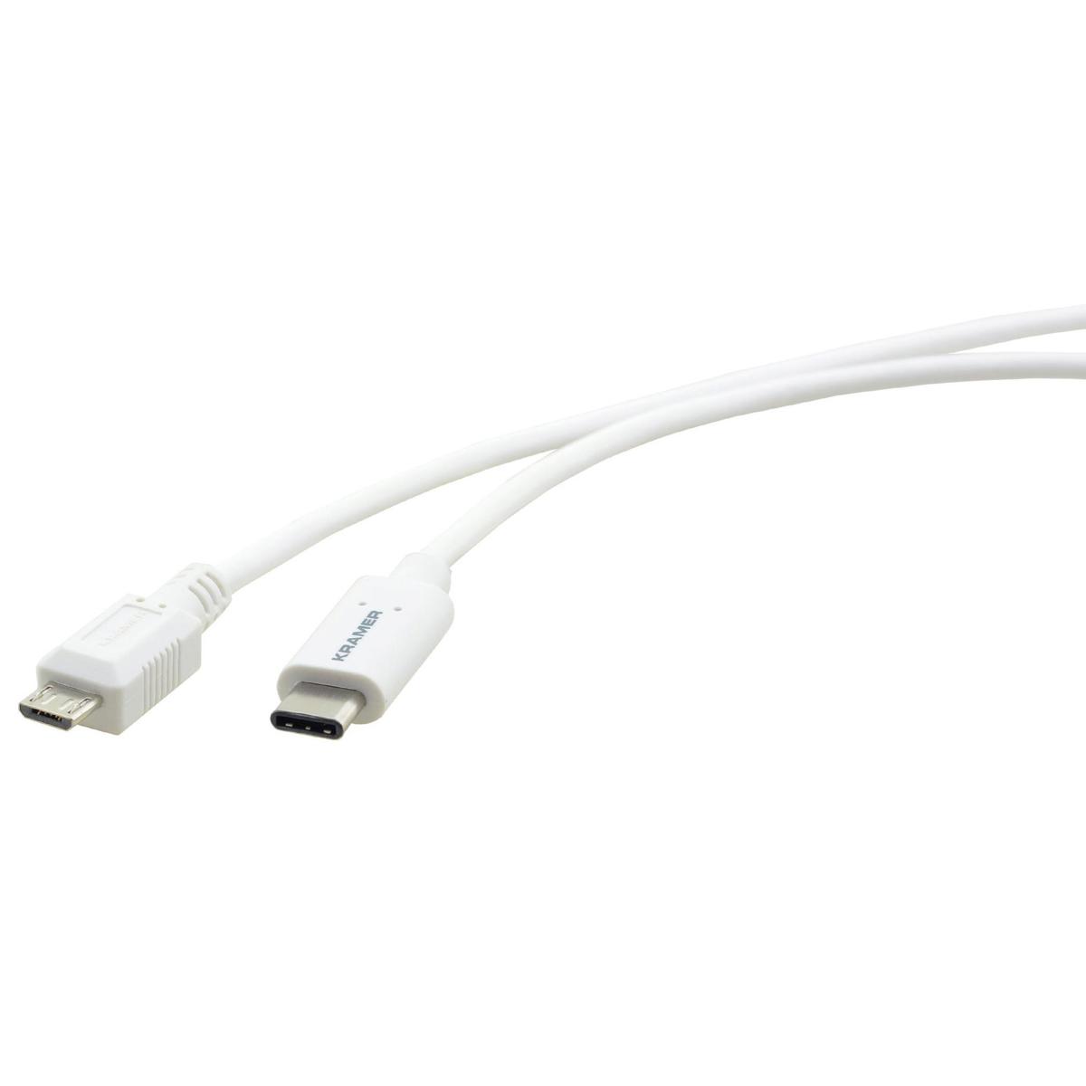

Kramer Electronics 6' USB 2.0 Type-C Male to USB Type-Micro B Male Cable