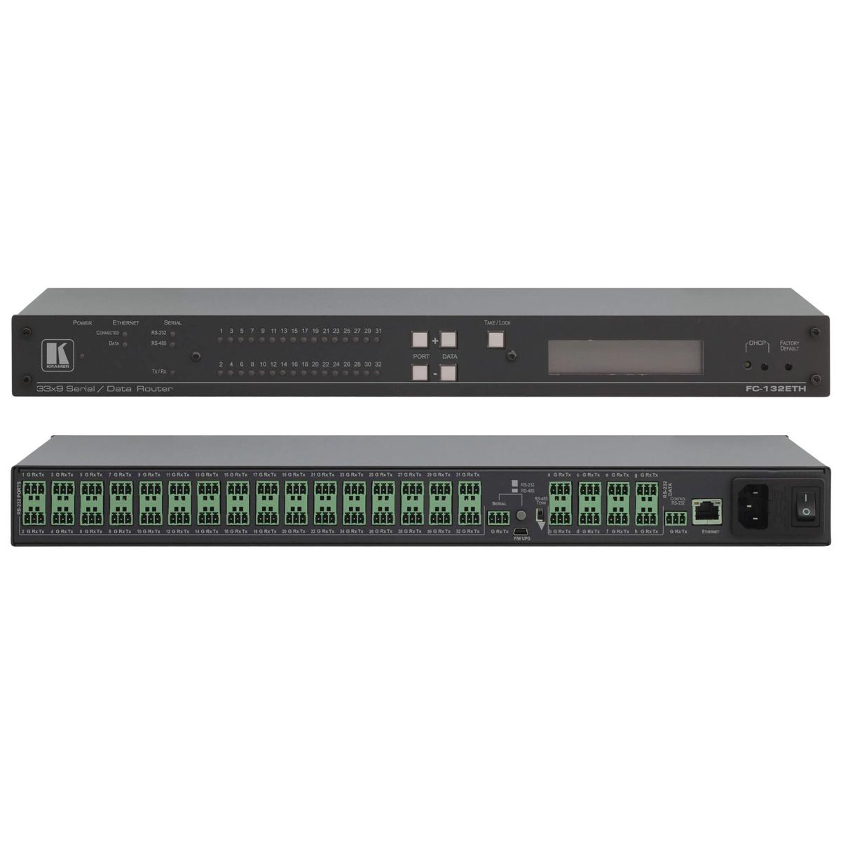 

Kramer Electronics FC-132ETH 32-Port Control Gateway & Advanced Serial Matrix