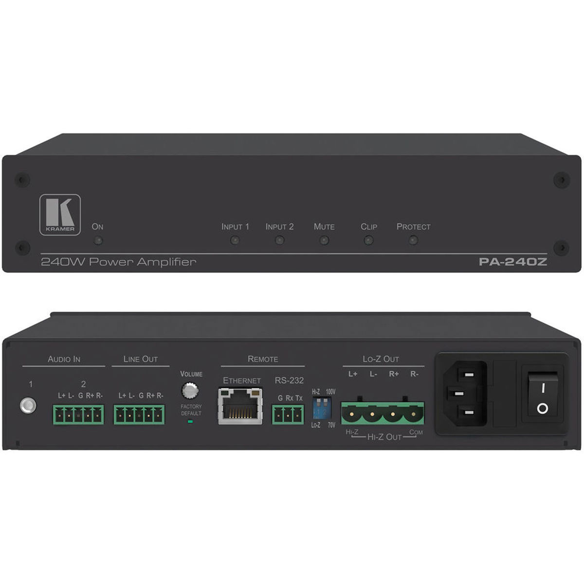 

Kramer Electronics PA-240Z 240W Power Amplifier