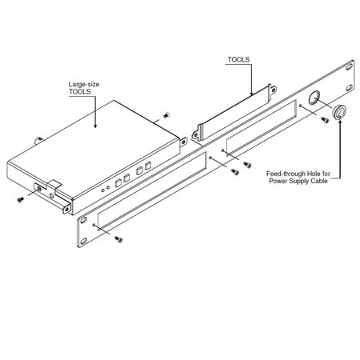 

Kramer Electronics 19" Rack Adapter for 1 Tools & MegaTOOLS