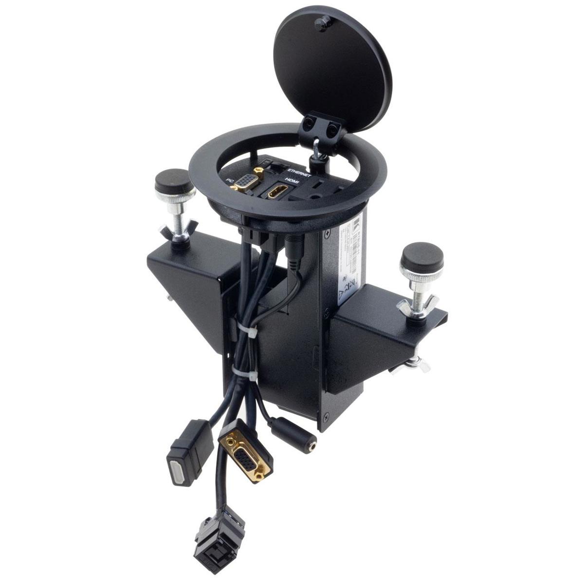 

Kramer Electronics RTBUS-11 Round Table Mount Solution, Black Anodized