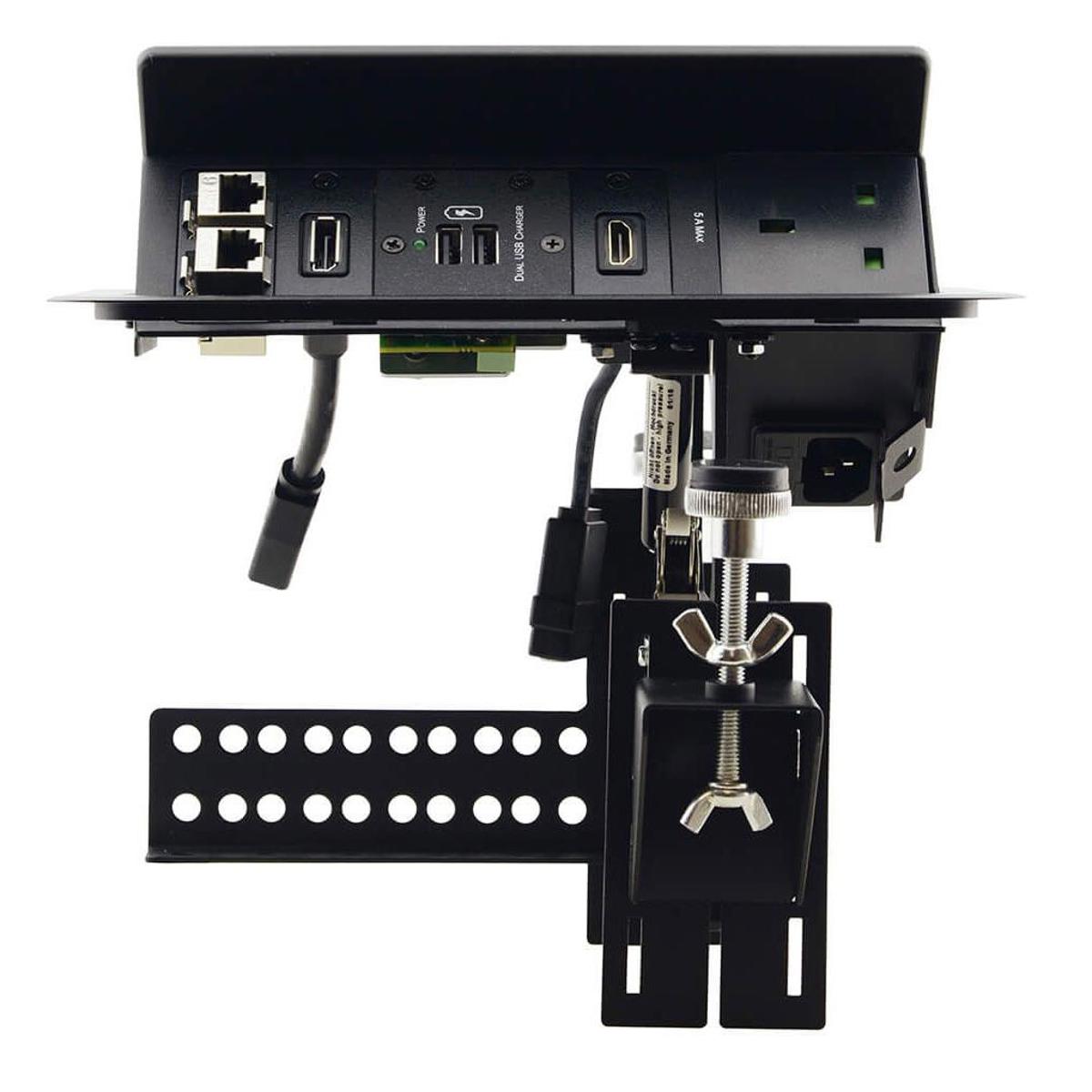 

Kramer Electronics TBUS-203xl Pop-Up Table-Mounted Multi-Connection Unit, Black
