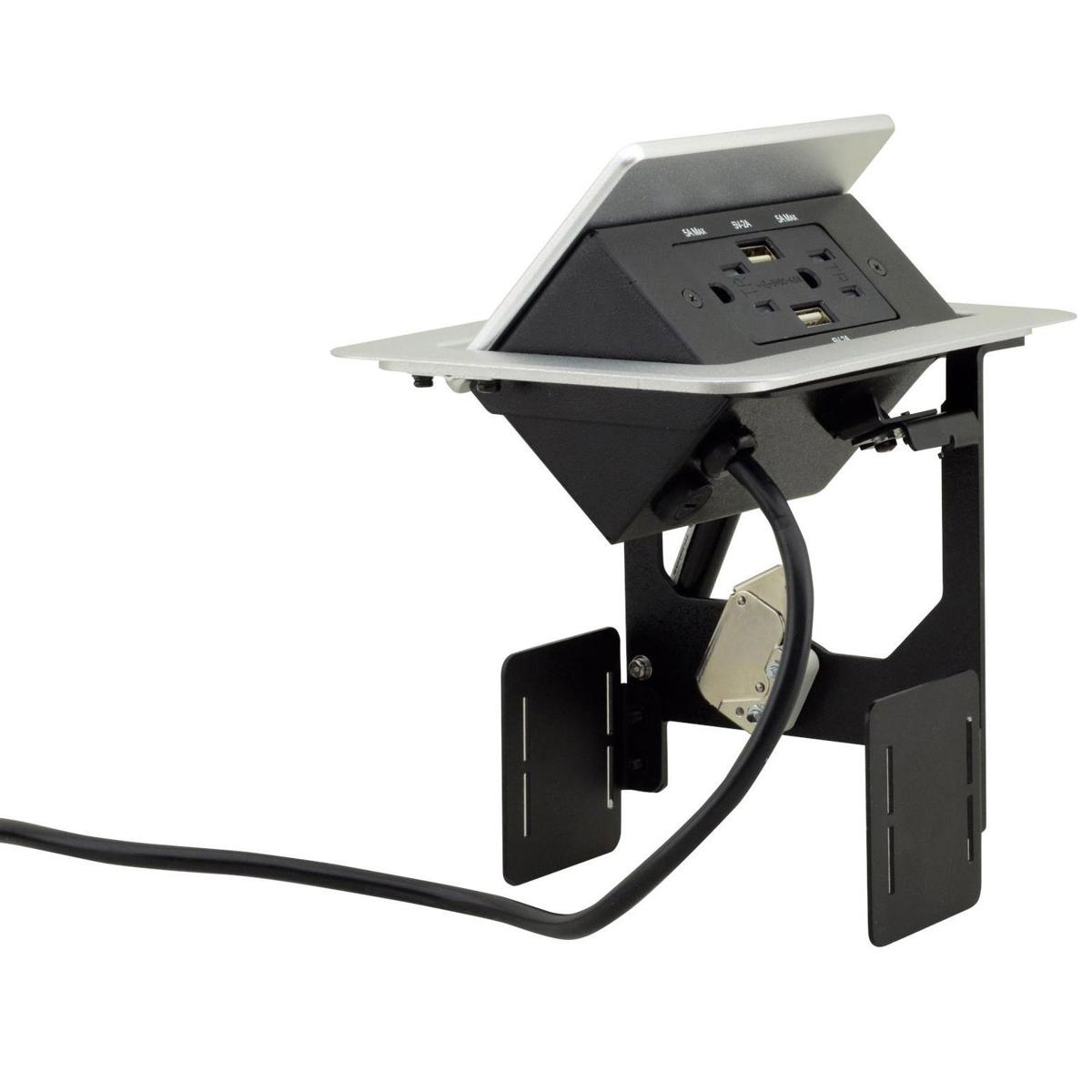 

Kramer Electronics TBUS-204 Pop-Up Table Connection Bus, Aluminum Top, Silver