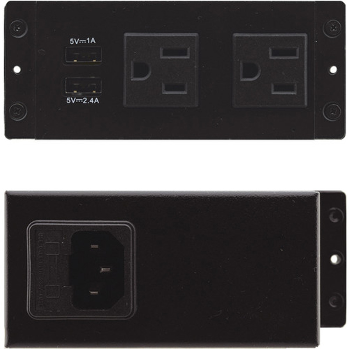 

Kramer Electronics TS-2UC/US TBUS 2 Socket Module, 2 US Power Sockets&USB Ports