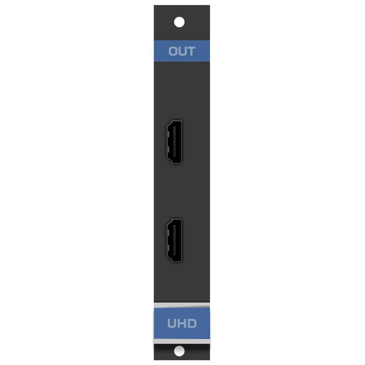 

Kramer Electronics UHD-OUT2-F16 2-Channel 4K60 4:2:0 HDMI Output Card