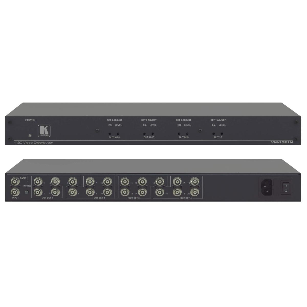 

Kramer Electronics VM-1021N 1:20 Composite/SDI Video Distribution Amplifier