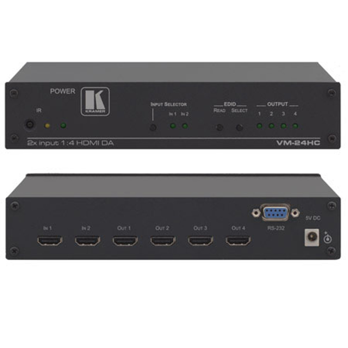 Photos - Other Sound & Hi-Fi Kramer Electronics VM-24HC 2x1:4 HDMI Switcher & Distribution Amplifie 