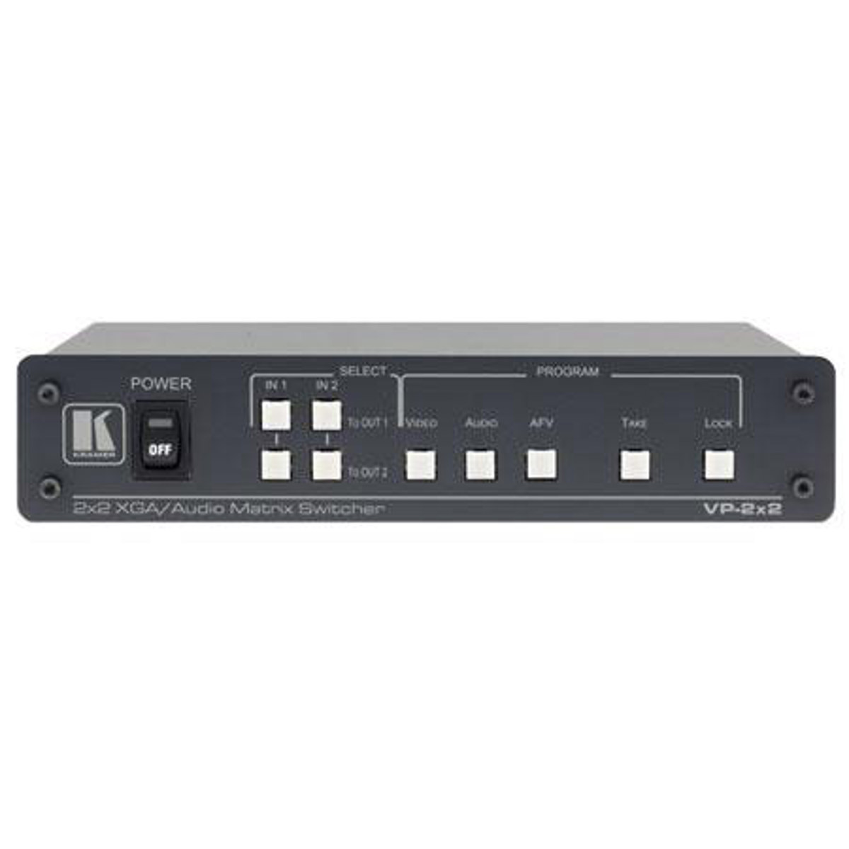 

Kramer Electronics Kramer VP2X2 2x2 Video/Audio Balanced Stereo Switcher