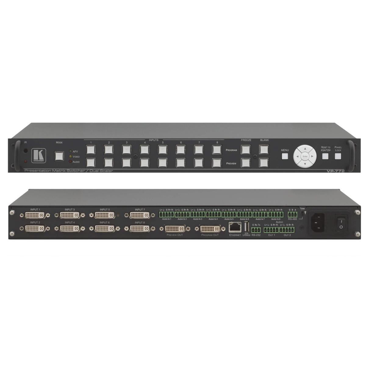 

Kramer Electronics VP-772 8-Input ProScale Presentation Dual Scaler