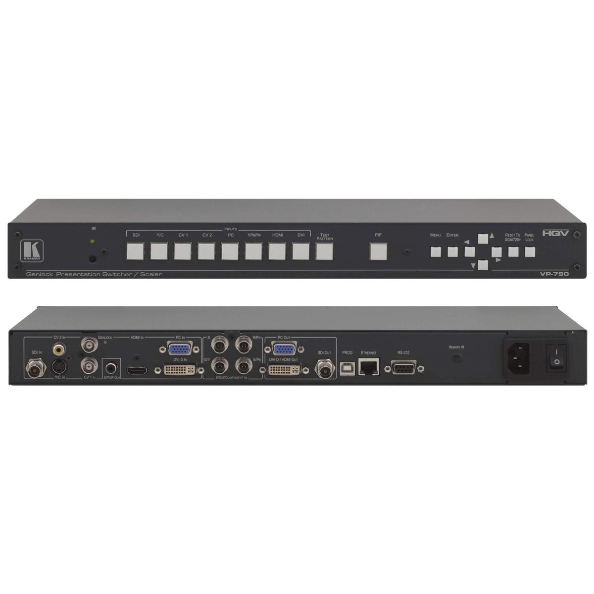

Kramer Electronics VP-790 8-Input ProScale Genlock Presentation Scaler/Switcher