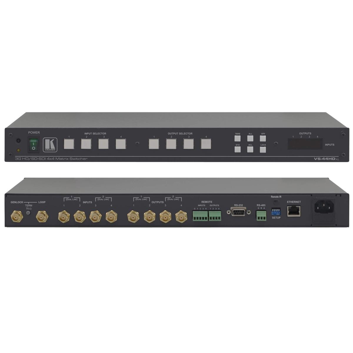 

Kramer Electronics VS-44HDxl 4x4 3G HD-SDI Matrix Switcher