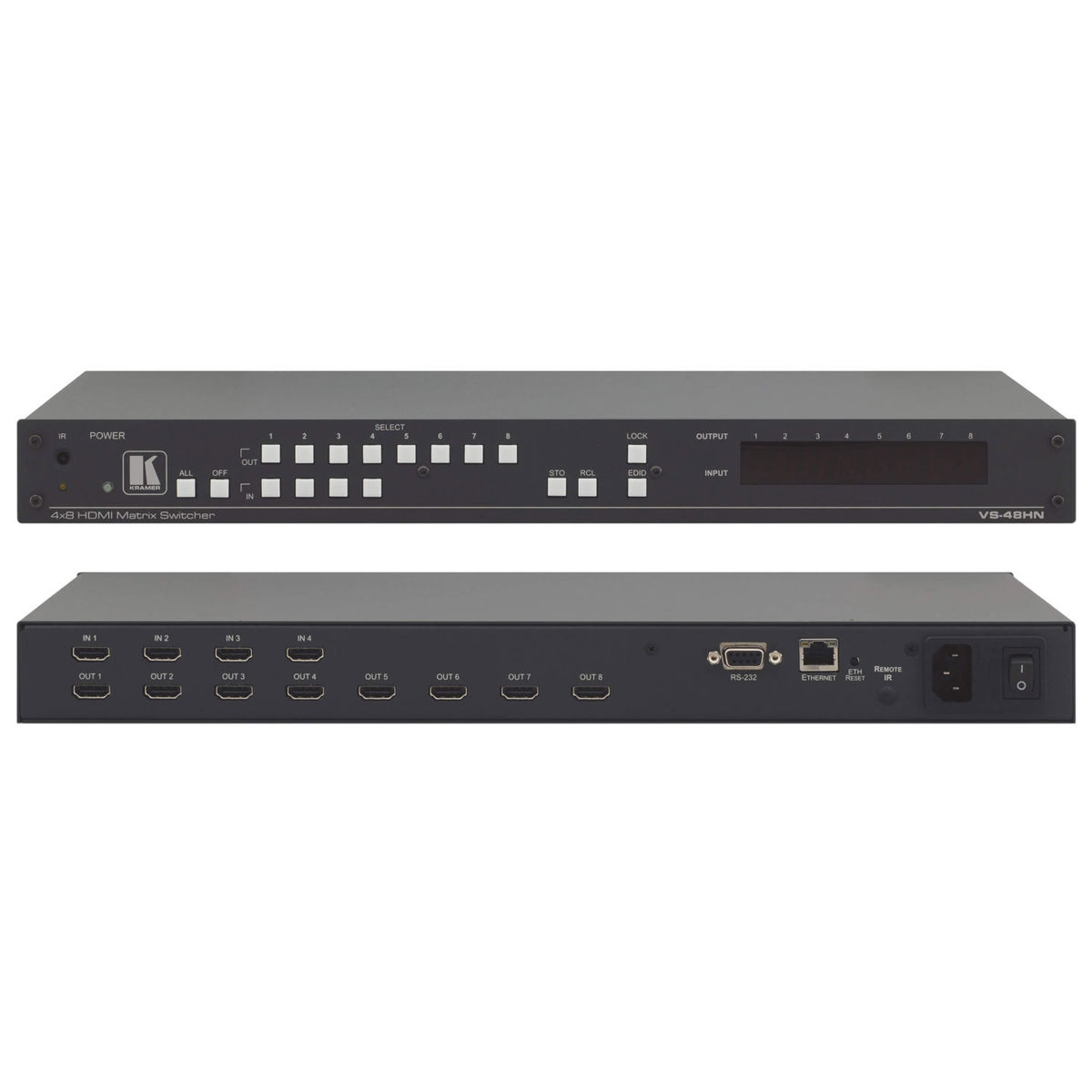 

Kramer Electronics VS-48HN 4x8 HDMI Matrix Switcher