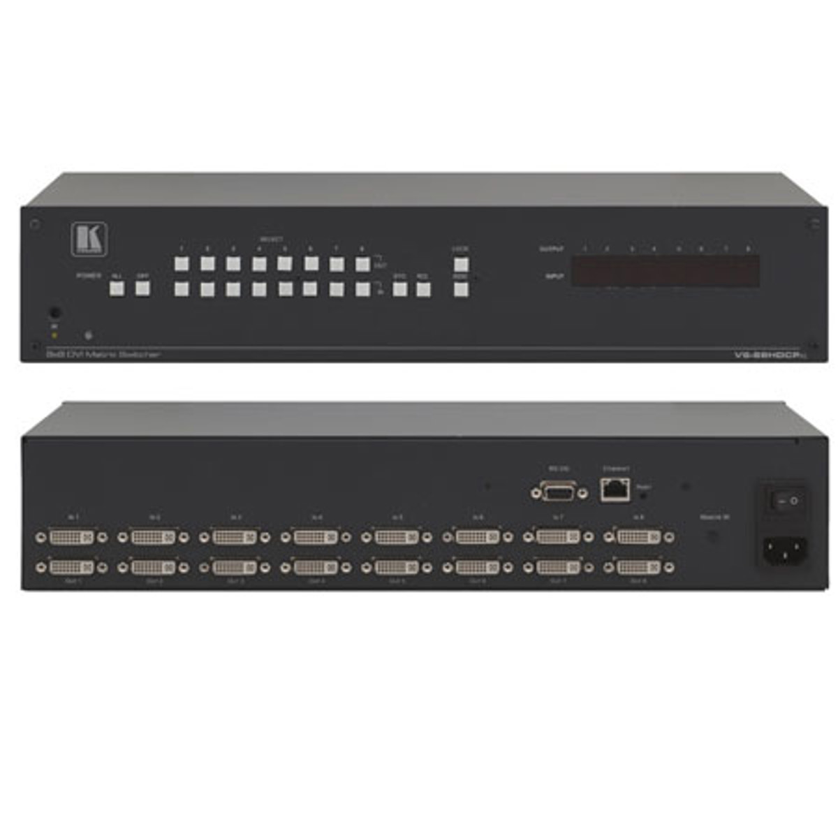 

Kramer Electronics VS-88HDCPXL 8x8 DVI (HDCP) Matrix Switcher