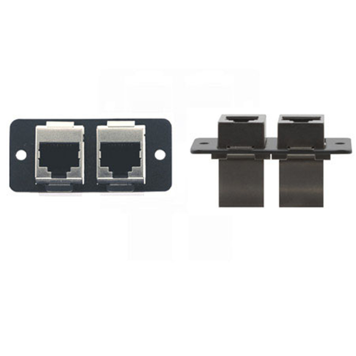 

Kramer Electronics W4545 Dual RJ-45 Wall Plate Insert, Single Slot